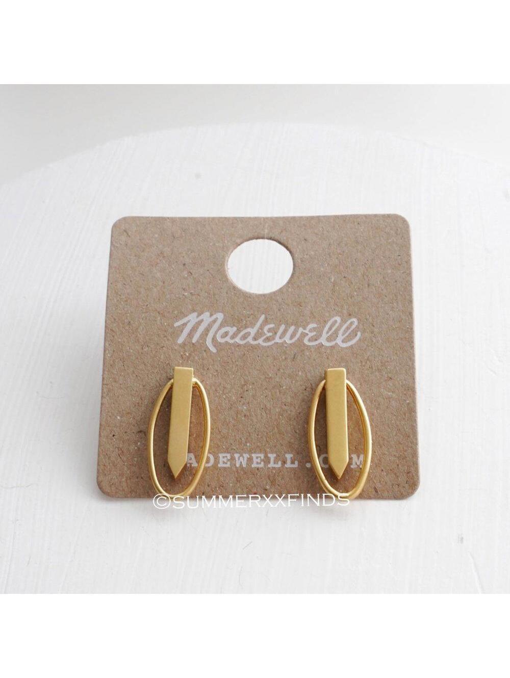 Madewell Ovalpoint Stud Earrings